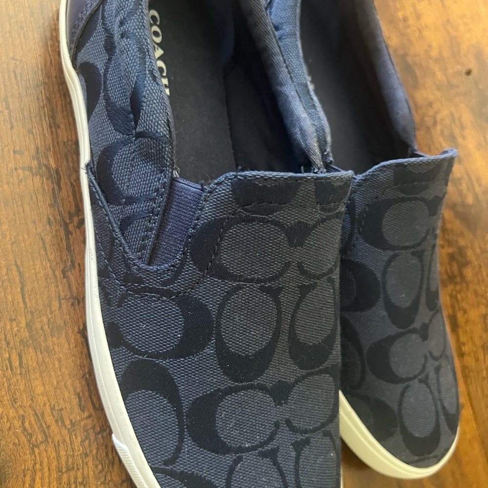 Coach Women’s Navy Slip-On Loafers
Alegra - Picture 3 of 7